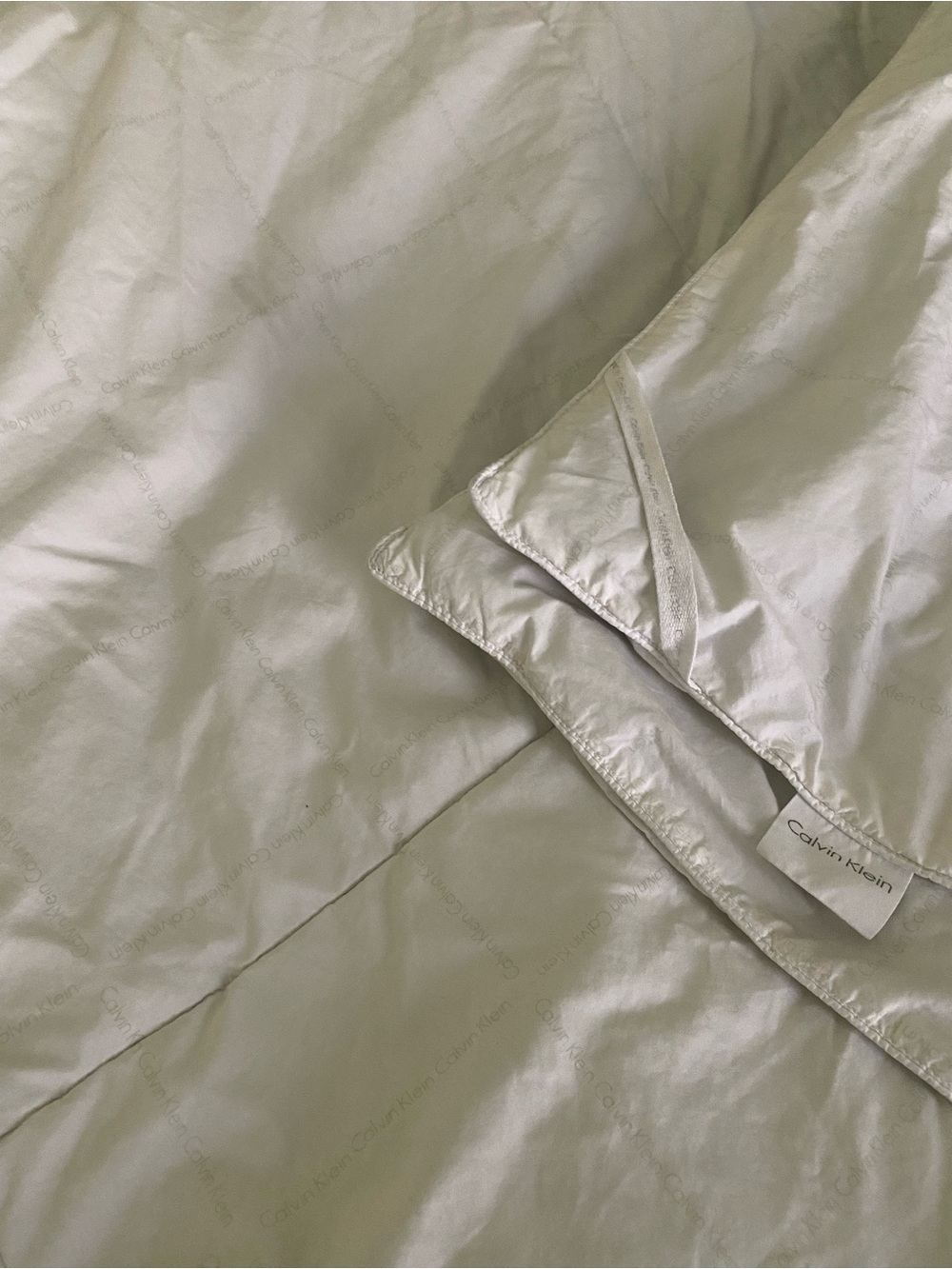 Calvin Klein White Duvet Cover